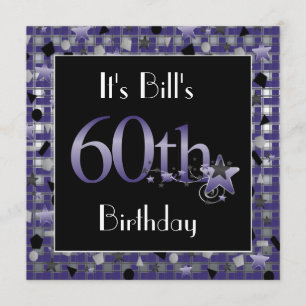 Invitation personnalisée pour le 60e anniversaire