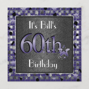 Invitation personnalisée pour le 60e anniversaire