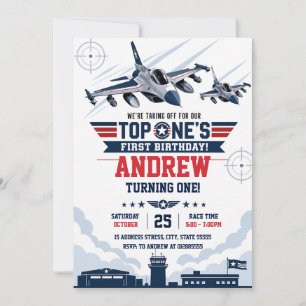Invitation personnalisée pour le premier anniversa