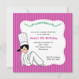 Invitation personnalisée pour les enfants avec un