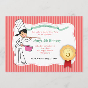 Invitation personnalisée pour les enfants avec un 