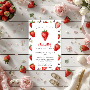 Invitation personnalisée pour une baby shower aux 