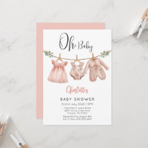 Invitation personnalisée pour une baby shower pour