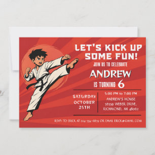 Invitation personnalisée pour une fête d'anniversa