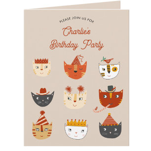 Invitation personnalisée pour une fête d'anniversa