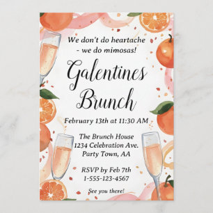 Invitation personnalisée pour une fête de brunch G