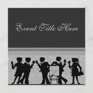 Invitation personnalisée pour une fête festive