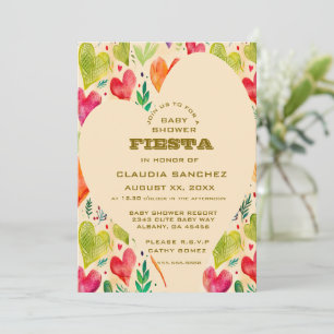 Invitation personnalisée pour une fête mexicaine -