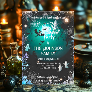 Invitation personnalisée pour une soirée Halloween
