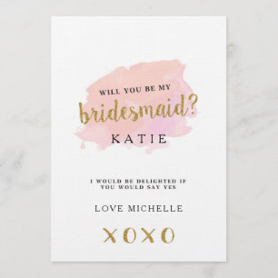 Invitation Personnalisée Serez-Vous Ma Femme D'Accueil ? Cart