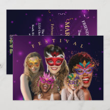 Personnaliser 5 Mascarades Photo Mardi Gras