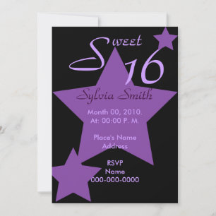 Invitation Personnaliser d'invitation de Hollywood Super Star