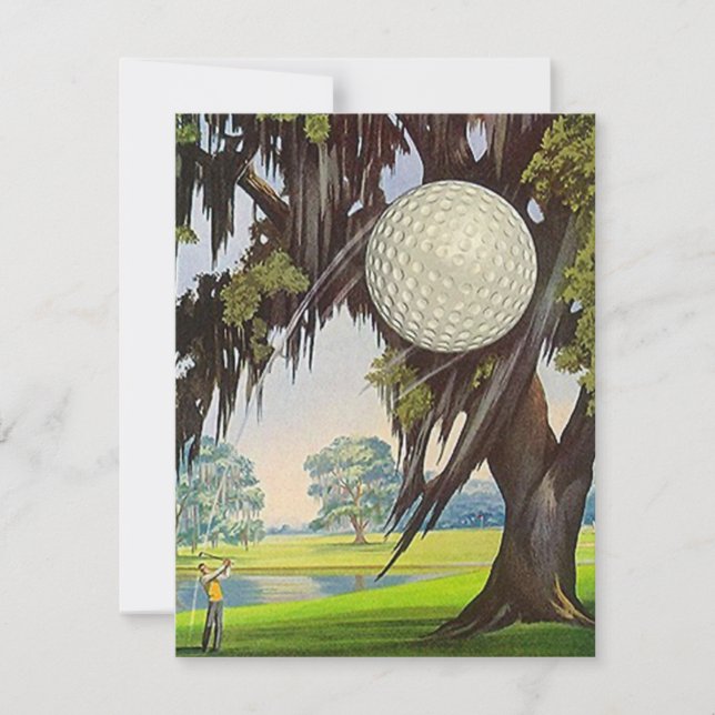 INVITATION PERSONNALISER DU GOLFEUR EZ2 D'INVITATION DE (Devant)