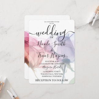 Invitation Personnaliser : Fleurs de radiographie colorées Ma