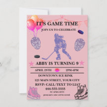Personnaliser Hockey sur glace thème anniversaire