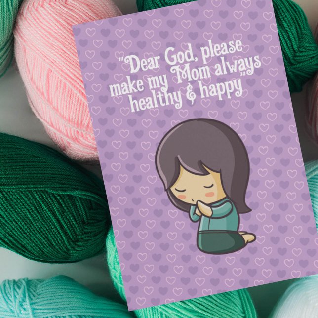 Invitation Personnaliser la prière pour la Fête des Mères (Créateur téléchargé)