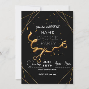 Invitation Personnaliser l'invitation de la partie divorcée