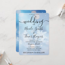 Personnaliser : Mariage Flocons de Neige Bokeh Ble