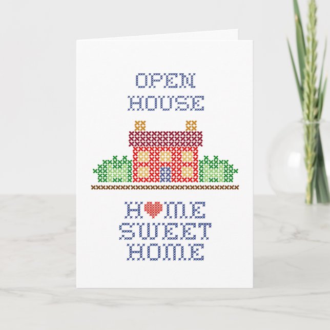 Invitation Personnaliser Open House Card (Devant)