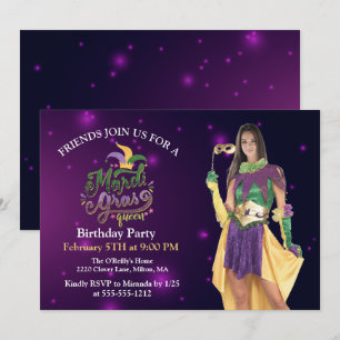 Invitation Personnaliser Photo Masquerade Masques Masques Mar