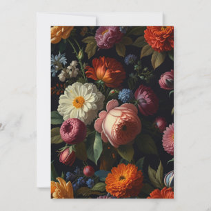 Invitation Personnaliser Vintage floral