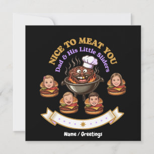 Invitation Personnalisez le cadeau du maître du grill BBQ Nic