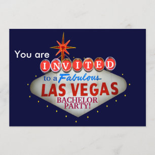 Invitation Personnalisez l'enseigne de bienvenue de Las Vegas