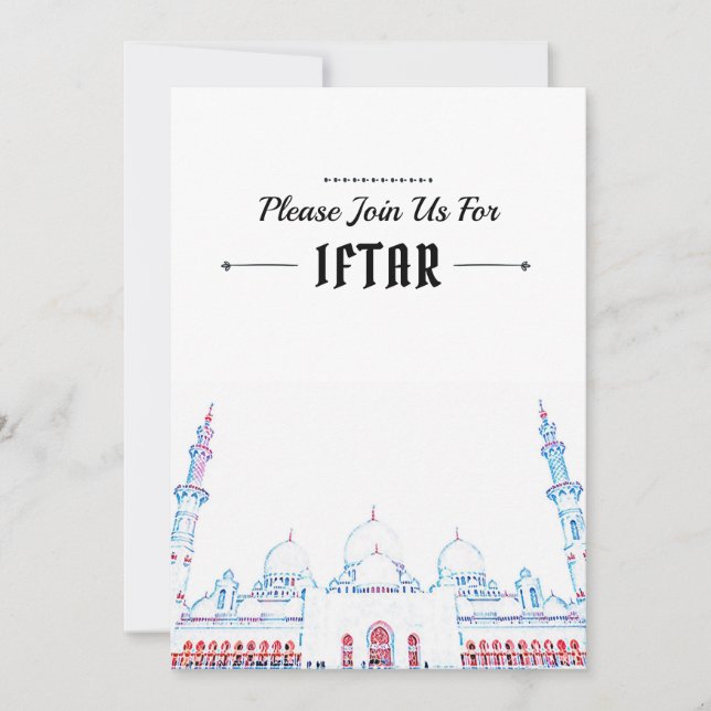 Invitation Personnalisez votre texte (Devant)