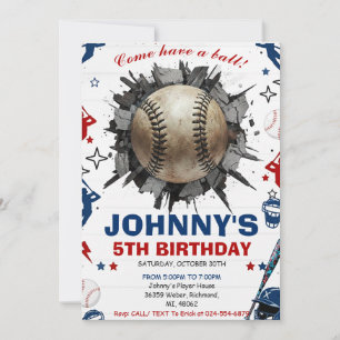Invitation personnelle pour une fête d'anniversair