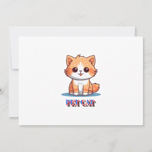 Invitation Pet Cat (Devant)
