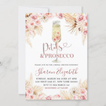 Pétales de Boho rose et thème de la Fête des marié