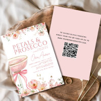 Pétales de code QR et Fête des mariées de cache ro
