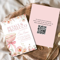 Pétales de code QR et Fête des mariées de cache ro