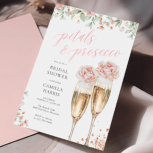 Invitation Pétales et Fête des mariées de rinçage Floral Pros