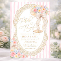 Pétales et Prosecco Jardin Floral Shower de Mariée