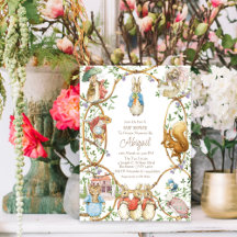 Peter le lapin Baby shower des bois Beatrix