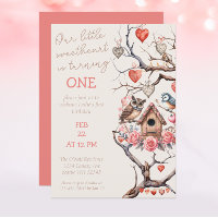 Petit Amoureux Oiseau des bois Premier anniversair