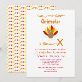 Invitation Petit Anniversaire de enfant turc