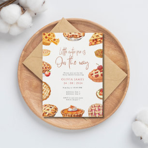 Invitation Petit baby shower à tarte