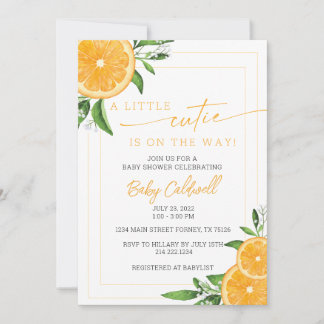 INVITATION PETIT BABY SHOWER CUTIE