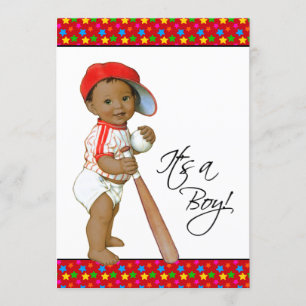 Invitation Petit baby shower d'All Star