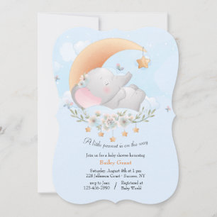 Invitation Petit Baby shower d'arachide
