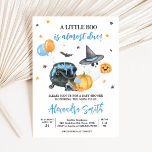 Invitation Petit Baby shower de fantôme Boo