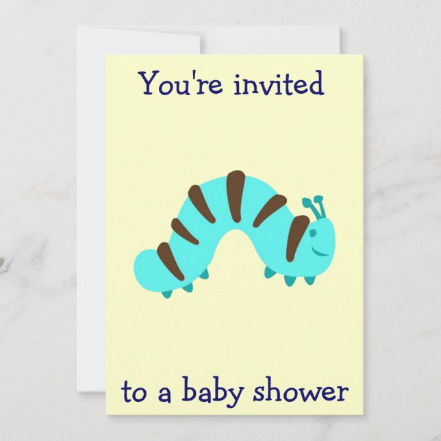 Invitation Petit Baby shower de garçon (Devant)