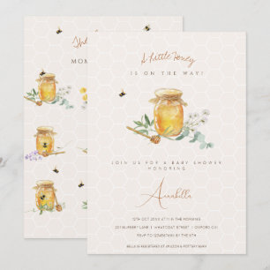 Invitation Petit Baby shower de miel doux