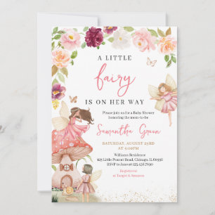 Invitation Petit Baby shower Fairy