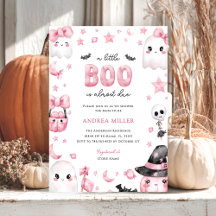Petit Baby shower fantôme d'Halloween Boo