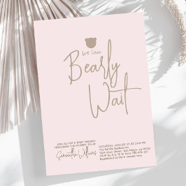 Invitation Petit Baby shower minimaliste moderne