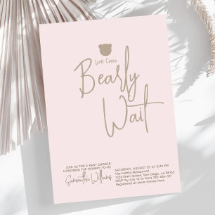 Invitation Petit Baby shower minimaliste moderne