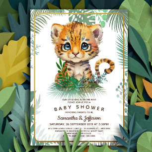 Invitation Petit Baby shower tigre